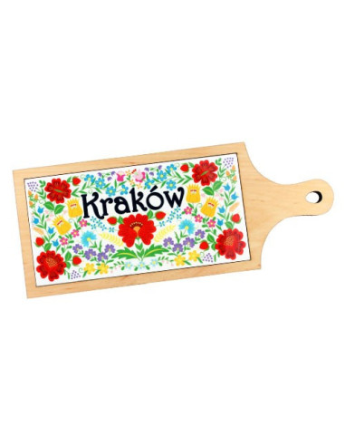 Deska dekoracyjna krakowskie kwiaty KRAKÓW